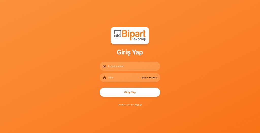BiTicket güvenli giriş ekranı