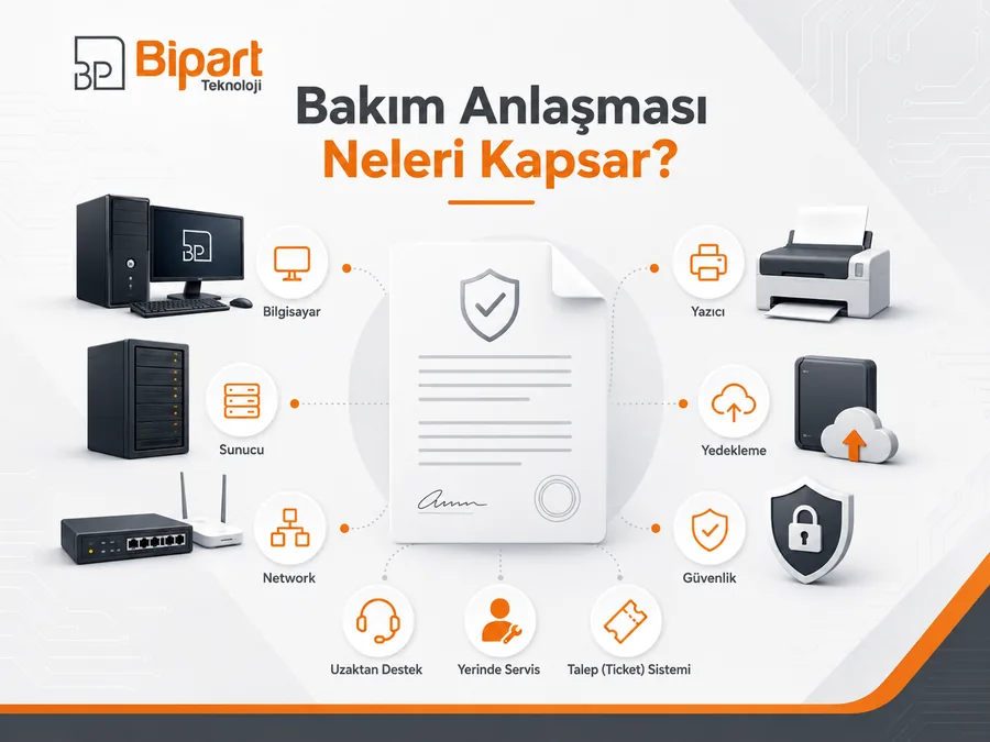 Bilgisayar Bakım Anlaşması Sözleşme Örneği Bipart Teknoloji